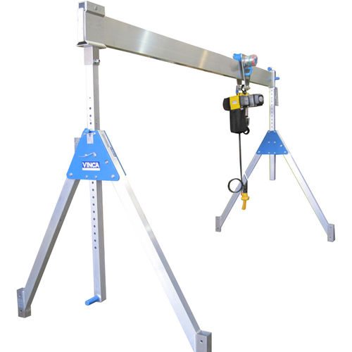 Gru a cavalletto mobile - ALU  - VINCA EQUIPOS INDUSTRIALES - in alluminio / ad altezza regolabile / leggera