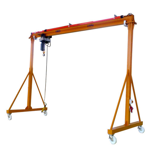 Gru a cavalletto mobile - VINCA EQUIPOS INDUSTRIALES - in acciaio / ad altezza regolabile / leggera
