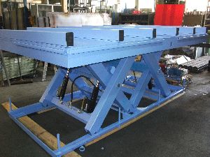 Tavola elevatrice a doppio pantografo in tandem - HMT - VINCA EQUIPOS INDUSTRIALES - elettroidraulica / stazionaria / per carichi pesanti