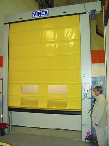 Porta industriale - OPENFRY - VINCA EQUIPOS INDUSTRIALES - ad impacchettamento / rapida / con via di fuga