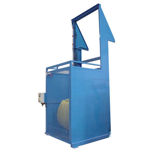 Sollevatore e ribaltatore idraulico - SKIPS series - VINCA EQUIPOS INDUSTRIALES - per cestelli / per container