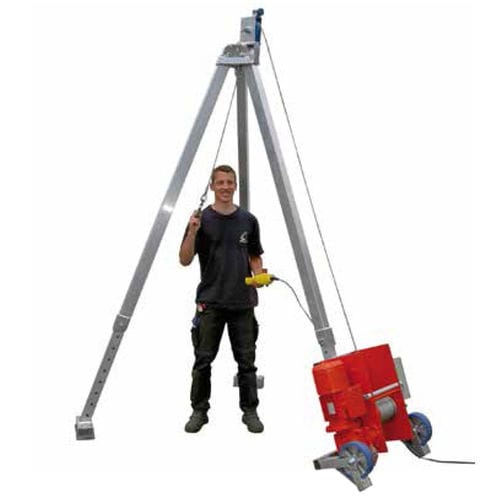 Paranco tripode in alluminio - Tripod - VINCA EQUIPOS INDUSTRIALES - telescopico / leggero