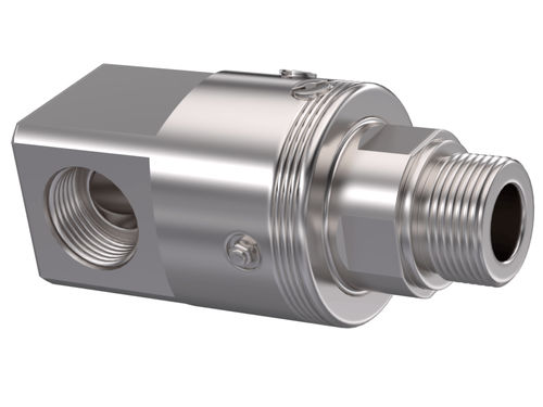 Raccordo idraulico - E7-ED90S series - ROTOTECH MAKİNA SAN. VE DIŞ TİC. LTD. ŞTİ. - filettato / in acciaio inox / girevole