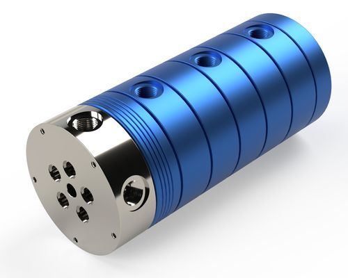 Giunto rotante per aria - M4-5X A series - ROTOTECH MAKİNA SAN. VE DIŞ TİC. LTD. ŞTİ. - a 5 passaggi / industriale / idraulico