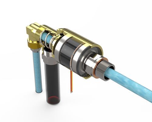 Giunto rotante per acqua - 3000 E Series - ROTOTECH MAKİNA SAN. VE DIŞ TİC. LTD. ŞTİ. - per colata continua / industriale / per centrale eolica