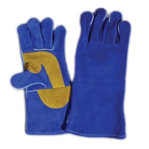 Guanti di saldatura - DELL-6244 - SS DAASTNA EXPORTS LLP - anticalore / in pelle / in cotone