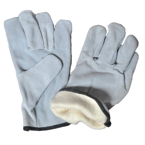 Guanti da lavoro - DELL-4224 - SS DAASTNA EXPORTS LLP - resistente all'abrasione / in pelle / in cotone