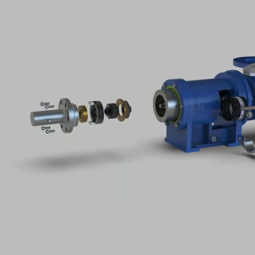 Pompa a ingranaggi - Moyno® 2000 - ACCA Pumps - per acque cariche / fissa / industriale