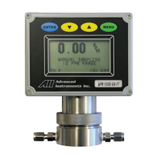 Monitor LCD - GPR series - Process Sensing Technologies - per stazione di servizio