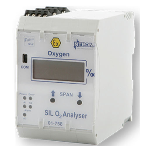 Trasmettitore di gas di ossigeno - SIL-O2 - Process Sensing Technologies - di azoto / elettrochimico / con display