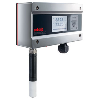 Sensore di temperatura e di umidità relativa - Rotronic HYGROFLEX5 - HF5 - Process Sensing Technologies - a parete / installato su condotto / a punto di rugiada