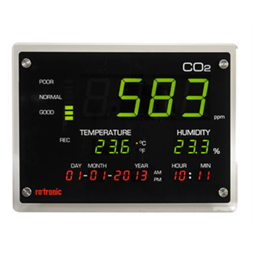 Display LCD - Rotronic CO2 Display - Process Sensing Technologies - per misurazione di temperatura / di umidità relativa / per misurazione di CO2
