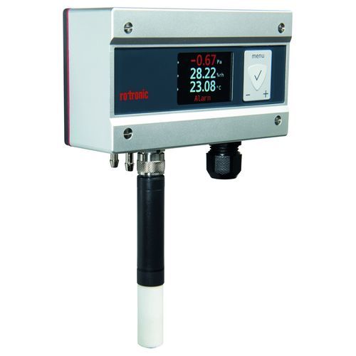 Trasmettitore di pressione differenziale - Rotronic PF series - Process Sensing Technologies - a membrana / analogico / RS-485