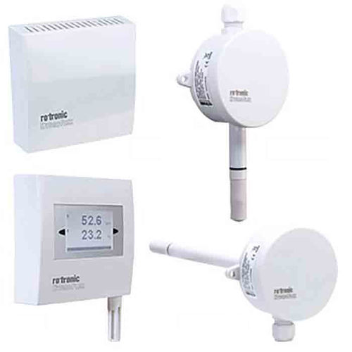 Sensore di temperatura e di umidità relativa - Rotronic HF3-  - Process Sensing Technologies - a parete / installato su condotto