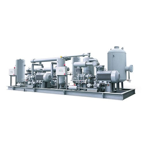 Gruppo compressore di gas - Moon Environment Technology Co.,Ltd. - a vite / stazionario / monostadio