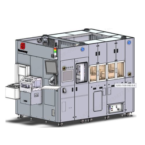 Macchina per pulizia a spazzzola - Shenzhen S.C New Energy Technology Corporation - automatica / per wafer