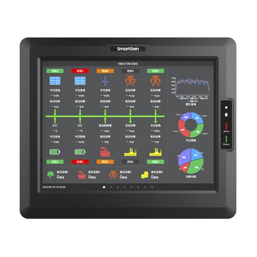 Monitor LCD - HMU15N-EMS - SmartGen - con touch screen capacitativo / di protezione / di stoccaggio