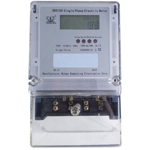 Contatore di energia elettrica monofase - DDS155 - Wuhan Radarking Electronics Corp - da montare su pannello / 50 Hz / intelligente