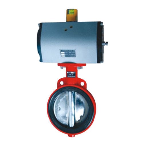 Valvola a farfalla - D671X - Zhejiang Gute Pneumatic Machinery Co., Ltd - pneumatica / di controllo / di piccole dimensioni