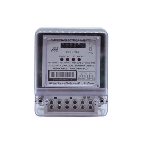 Contatore di energia elettrica trifase - DDSF149 - JIANAN ELECTRONICS CO., LTD. - da montare su pannello / 60 Hz / ad ultrasuoni