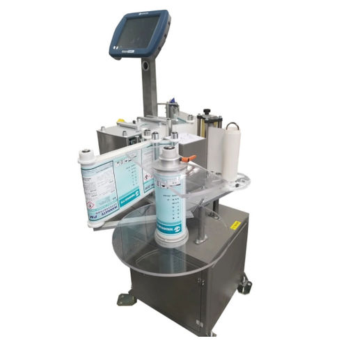 Etichettatrice verticale - C4-2 - Changchun Rochiev Intelligent Equipment Manufacturing Co., Ltd. - automatica / per lattine / per fusti