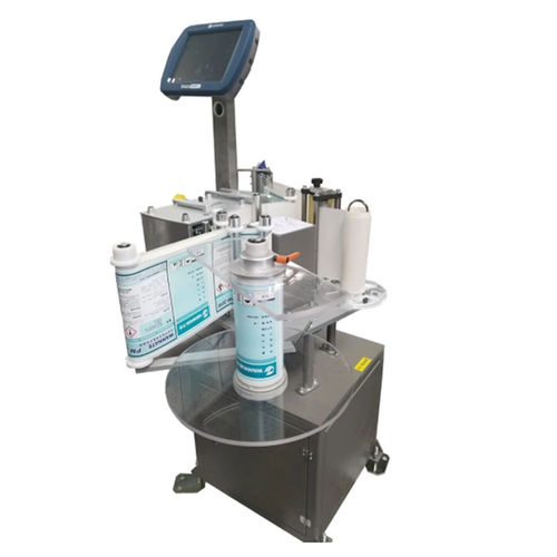 Etichettatrice verticale - C4-2 - Changchun Rochiev Intelligent Equipment Manufacturing Co., Ltd. - automatica / per fusti / per applicazione laterale