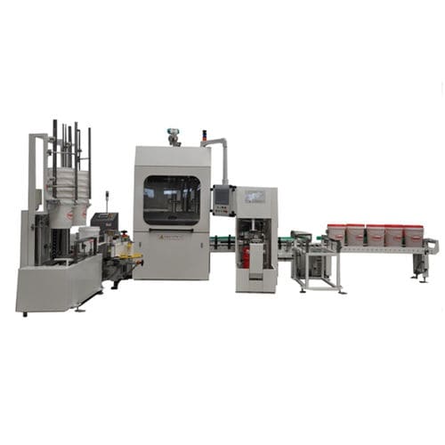 Linea di riempimento automatica - A51 - Changchun Rochiev Intelligent Equipment Manufacturing Co., Ltd. - per lattine / per secchi / per liquidi