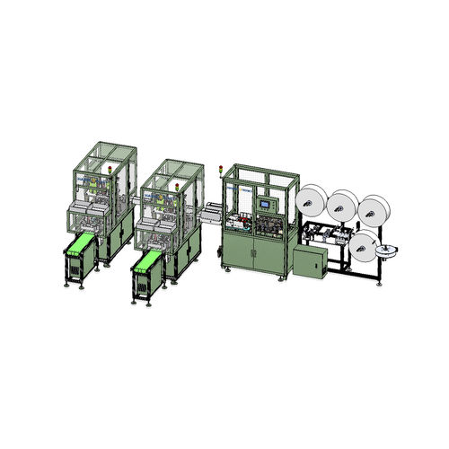 Linea di produzione per piastrine - Harmontronics Automation Technology - per mascherine chirurgiche / automatica / ad alta velocità