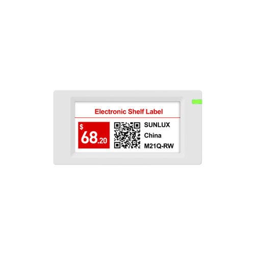 Etichetta antimanomissione - M21Q-RW - SUNLUX IOT Technology (Guangdong) Inc. - per scaffale / rettangolare / bianca