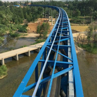 Nastro trasportatore tubolare - ZHEJIANG DOUBLE ARROW RUBBER CO., LTD. - in gomma / ad alta resistenza / con cavi in acciaio
