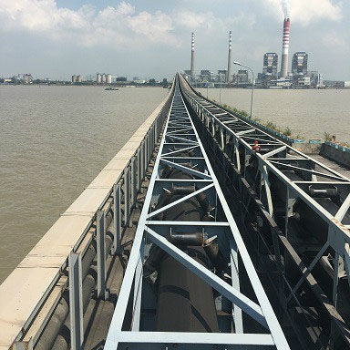 Nastro trasportatore tubolare - ZHEJIANG DOUBLE ARROW RUBBER CO., LTD. - in gomma / in tessuto / di processo