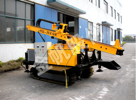 Perforatrice cingolata - YGL-20X - WUXI JINFAN DRILLING EQUIPMENT CO.,LTD. - rotativa / idraulica / per cantiere di costruzione