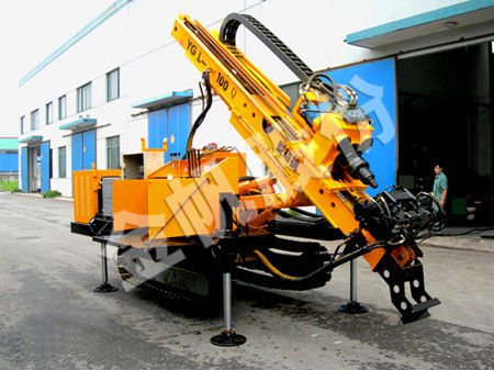Perforatrice ad elica continua - YGL-100Q - WUXI JINFAN DRILLING EQUIPMENT CO.,LTD. - multifunzione / cingolata / rotativa