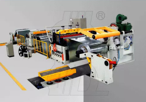 Linea di taglio in strisce di nastro in metallo - HL-ZJ1250-90A - Hengli CNC TechnologyCo., Ltd - alimentata a bobina