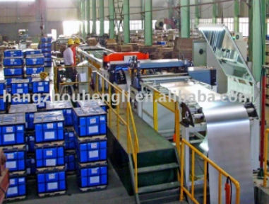 Linea di taglio con matrice - HL1200BS4 - Hengli CNC TechnologyCo., Ltd - per alluminio / di lastre / di bobina