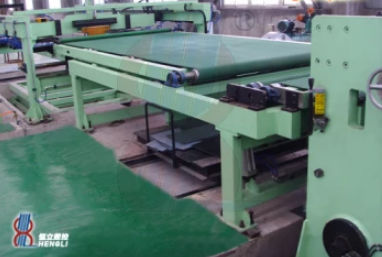 Linea di taglio trasversale lenta - KJA - Hengli CNC TechnologyCo., Ltd - per metallo / per lamiere / controllata da PLC