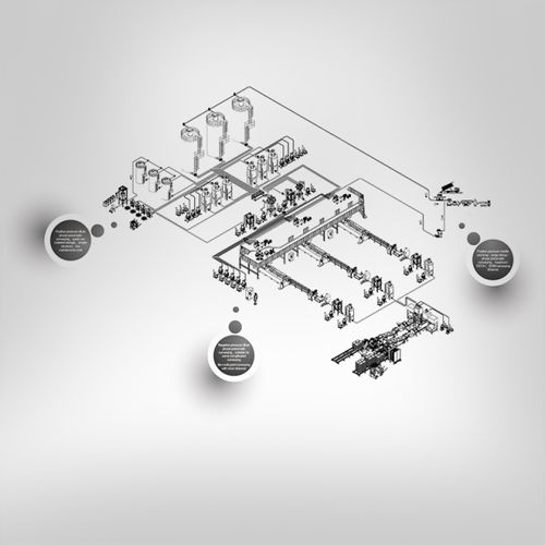 Sistema di trasporto di trasporto - WUXI LINGOOD MACHINERY TECHNOLOGY CORP. - per prodotti alimentari / per alimenti / per costruzioni