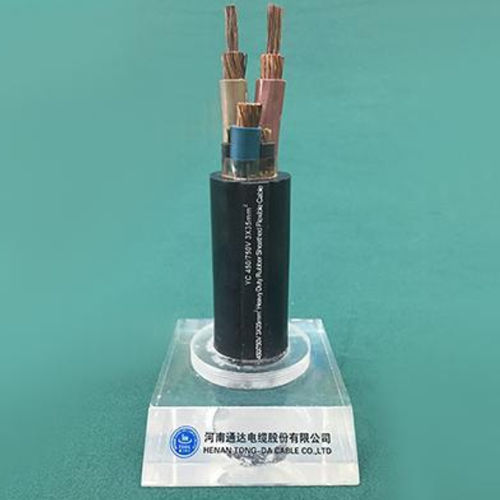 Cavo elettrico di alimentazione - Henan Tong-Da Cable Company - isolato / armato / con guaina in gomma