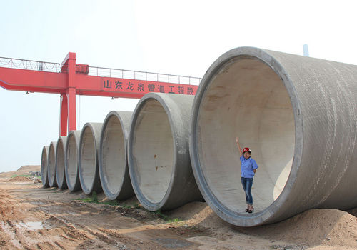Tubo rigido per acqua - PCCPE - Shandong Longquan Pipeline Engineering Co.,LTD - in calcestruzzo / standard