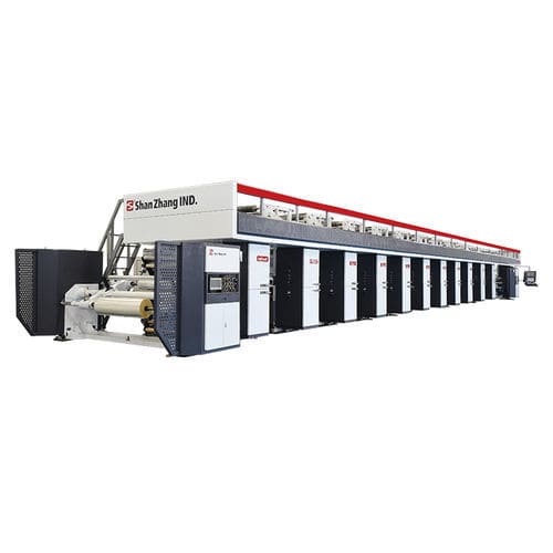 Macchina da stampa a rotoincisione - SGE-F series - Guangdong Shanzhang Industry Co., Ltd. - per carta / per film in plastica / per foglio in alluminio