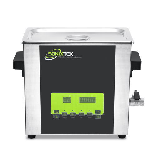 Lavatrice ad ultrasuoni benchtop - STS-060-T03H300 - Sonixtek - con timer / in acciaio inossidabile / industriale