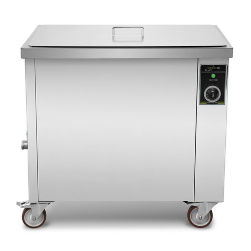 Lavatrice ad ultrasuoni per funzionamento continuo - ST-157 - Sonixtek - con timer / in acciaio inossidabile / industriale