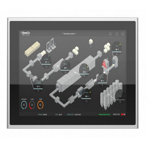 Monitor a tecnologia capacitiva proiettata - IMF-150X - INDATECH - con touch screen multitouch / con touch screen resistivo a 5 fili / con retroilluminazione a LED