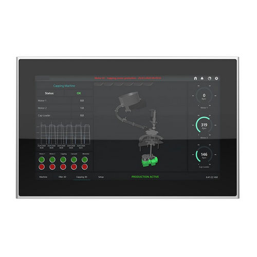 Monitor a tecnologia capacitiva proiettata - IMF-185X - INDATECH - con retroilluminazione a LED / industriale / 18,5"