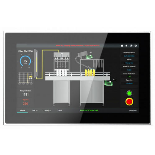 Monitor LCD - IMF-240X - INDATECH - a tecnologia capacitiva proiettata / con touch screen multitouch / con touch screen resistivo a 5 fili