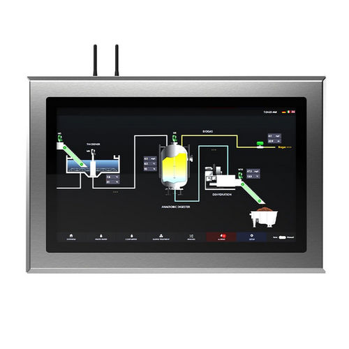 Panel PC con retroilluminazione a LED - AINOX P185 J3455 - INDATECH - con touchs creen capacitivo PCAP / con touch screen multitouch / 18,5"