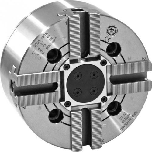 Mandrino di serraggio di pezzo DIN - 2604-160K - Bison S.A. - per tornitura / per macchina CNC / per tornio CNC