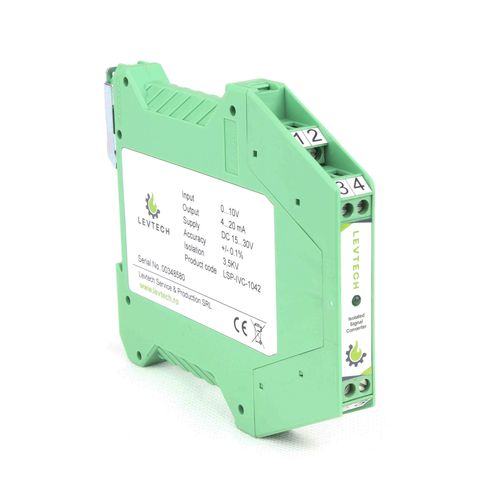 Convertitore di segnale analogico - LSP-IC series - Levtech Service  Production SRL - trasmettitore / isolatore / su guida DIN