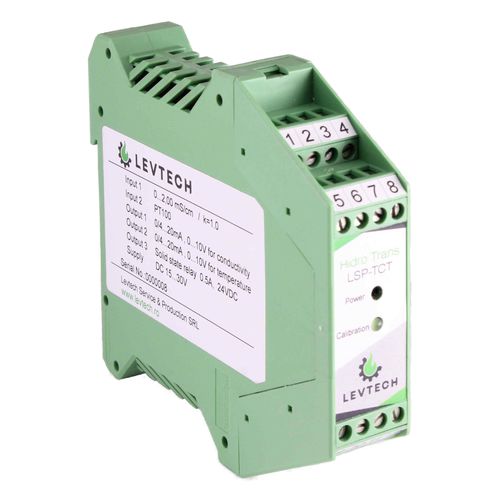 Trasmettitore di conduttività con misura di temperatura - LSP-TCT - Levtech Service  Production SRL - per acqua / 4-20 mA
