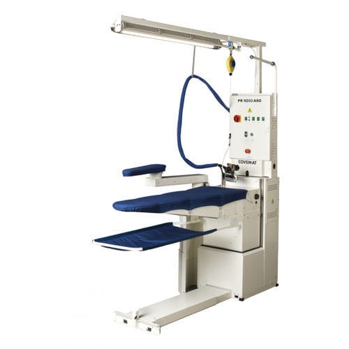 Tavolo da stiro universale - PR9200 E series - COVEMAT - aspirante e soffiante / riscaldato / con generatore di vapore